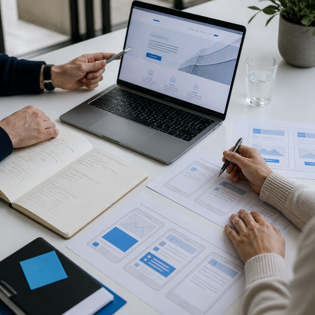 Website development company planning for a Cambridge website project